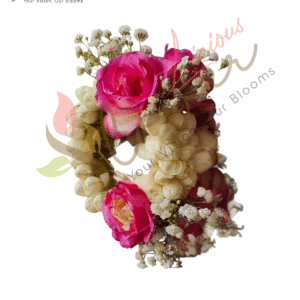 Premium Jasmine & Dual Tone Rose Floral Bracelet